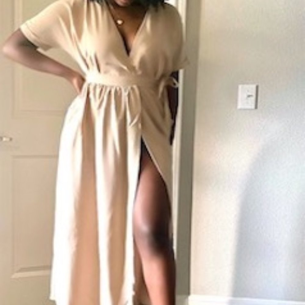 SLIT MAXI DRESS